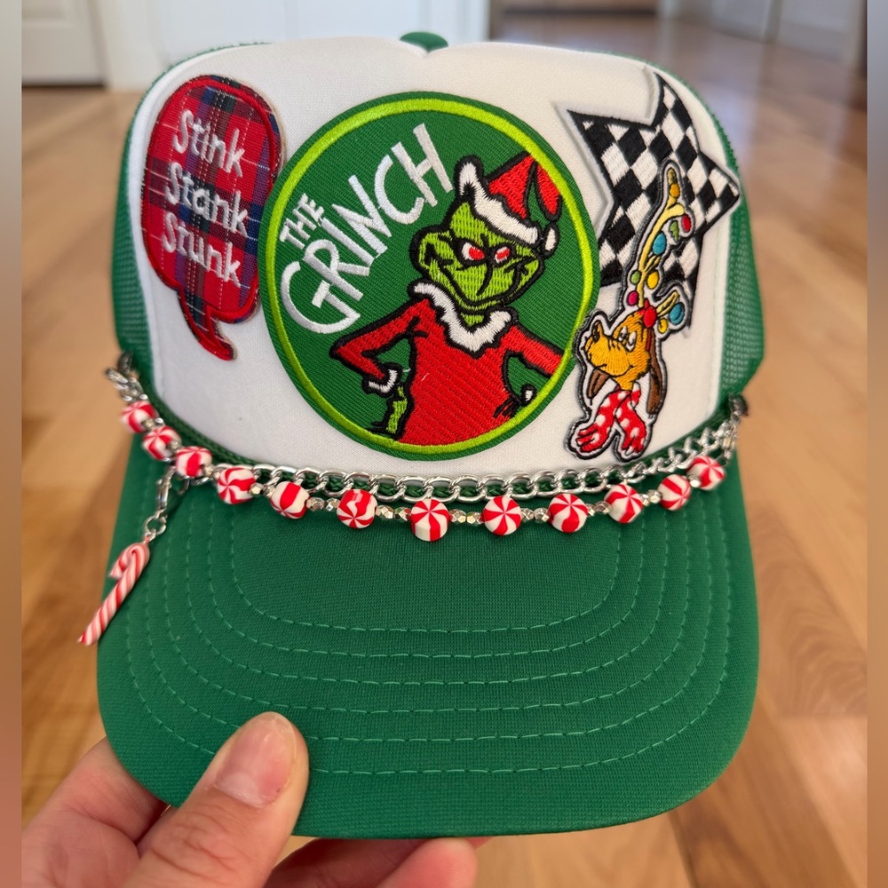 Otto Trucker Patch Hat The Grinch Christmas + Max Holiday Vibes